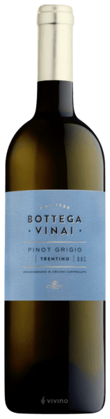 Bottega Vinai Pinot Grigio Trentino DOC 75cl, 13%