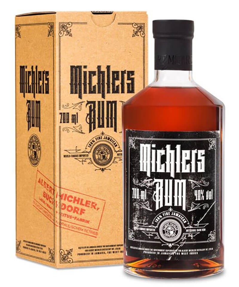 A. Michler`s Jamaican Artisanal Dark Rumm kinkekarbis 70cl