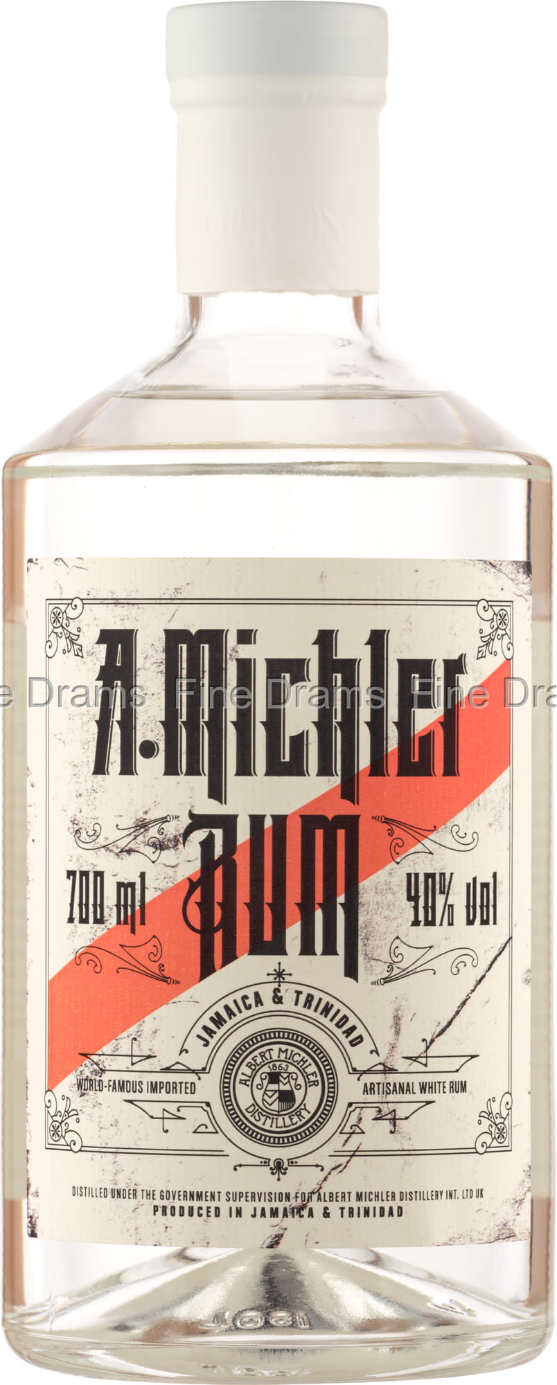 Michler`s Jamaica & Trinidad Artisanal White Rumm 70cl, 40%