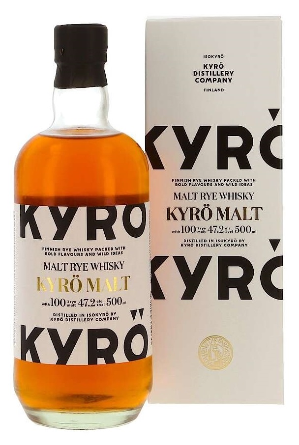 Kyrö Single Malt Rye Whisky 0,5L, 47,2% ( karbiga)