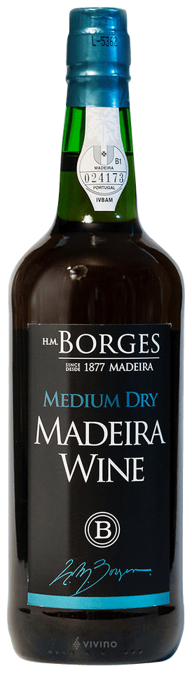 HM Borges Madeira 5Y old Medium Dry 75cl, 18,5%