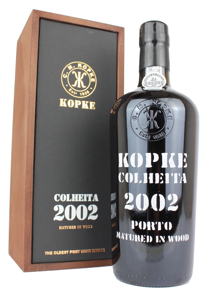 KOPKE Vintage 2002 puitkarbis 75cl