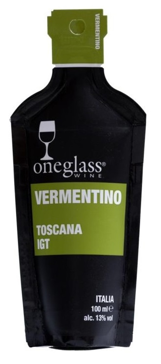 Oneglass Vermentino Toscana IGT 10cl, 13%
