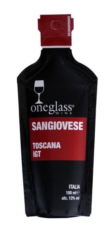 Oneglass Sangiovese Toscana IGT 10cl, 13%