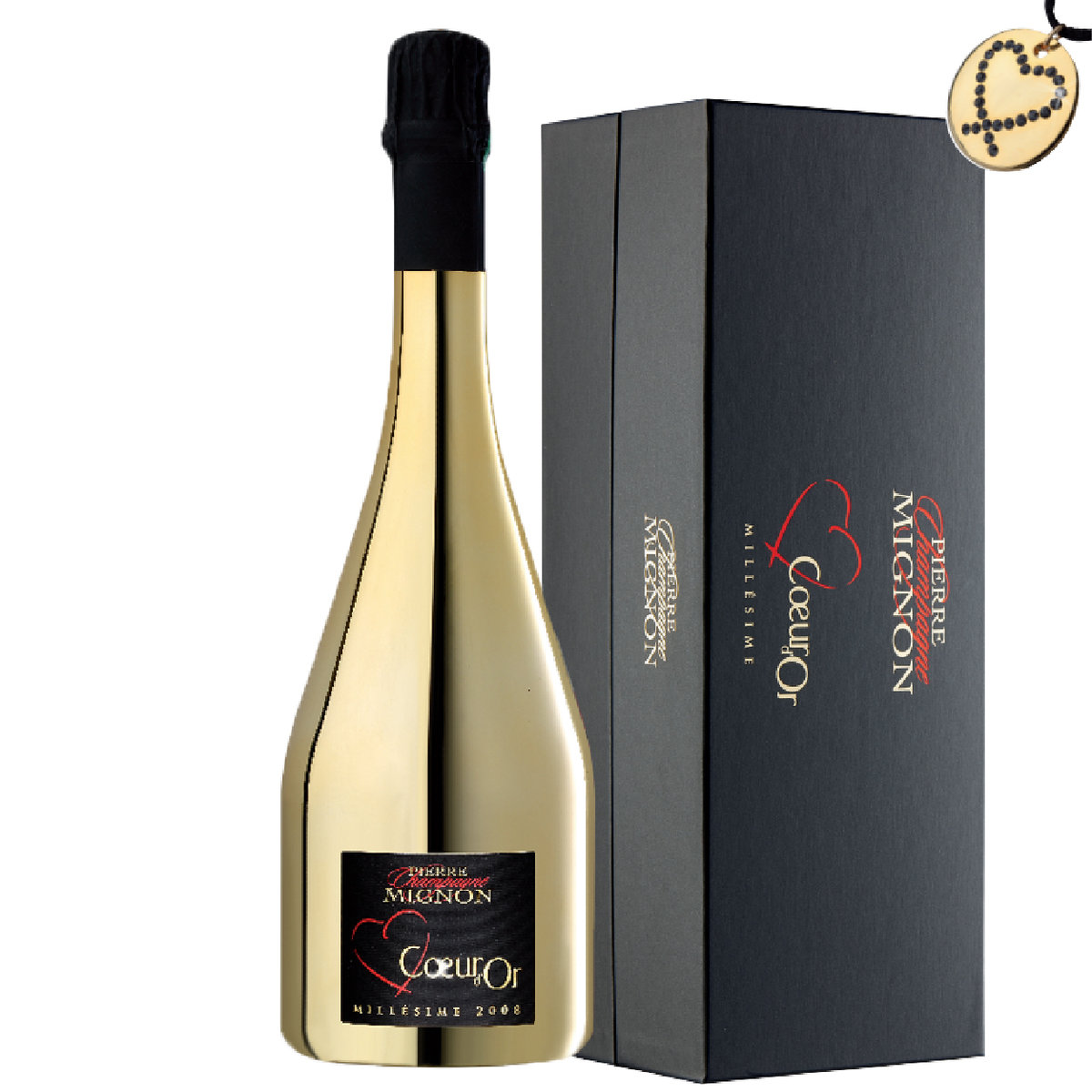 Champagne P. Mignon Coeur d´Or Vintage 2008 Gold 75cl