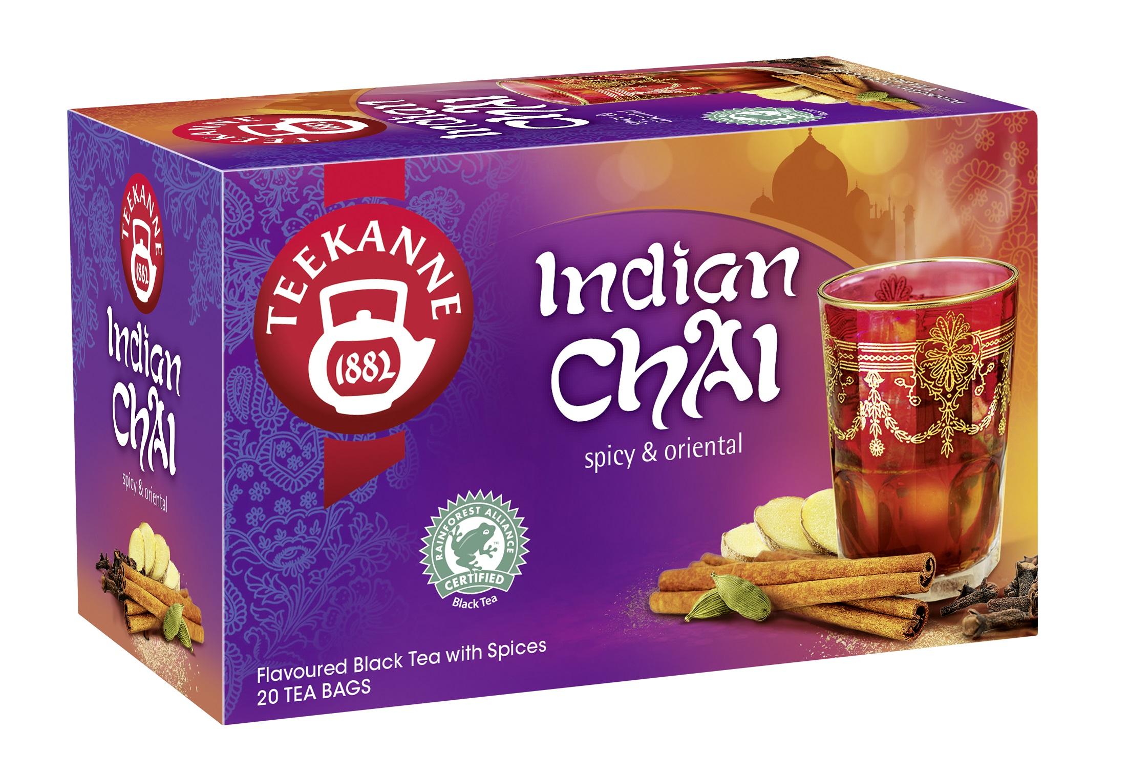 TEEKANNE India Chai, maitsestatud must tee