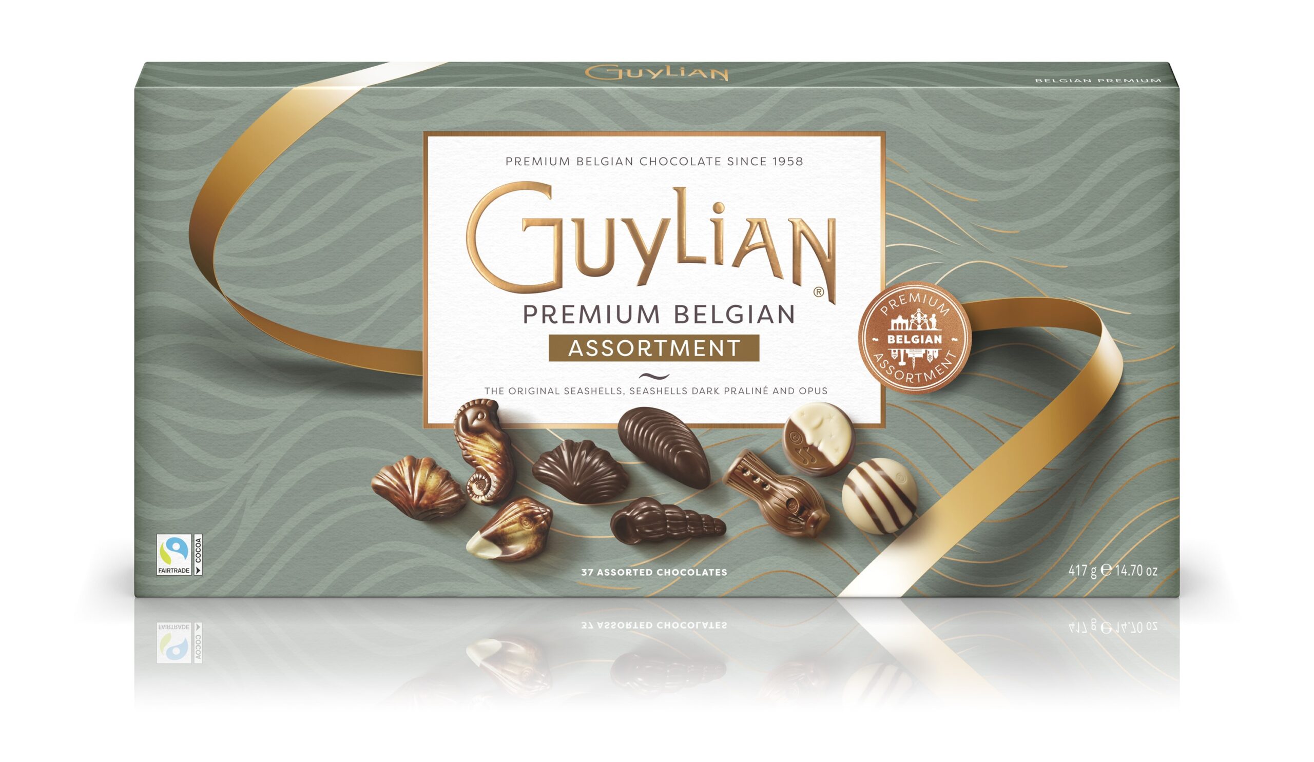 GUYLIAN Belgian Premium, šokolaadiassortii 417g