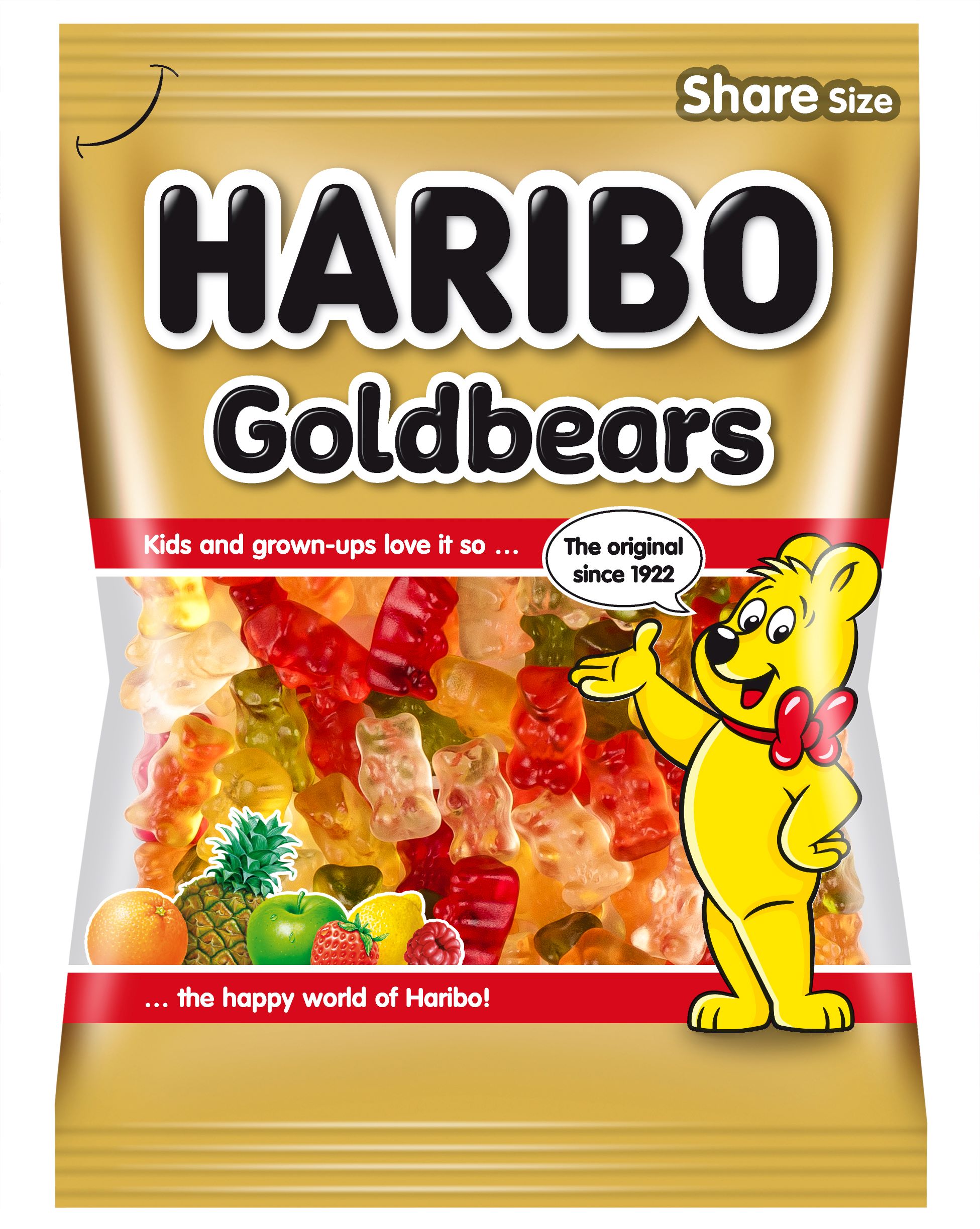 HARIBO Kuldkarud, kummikommid 175g