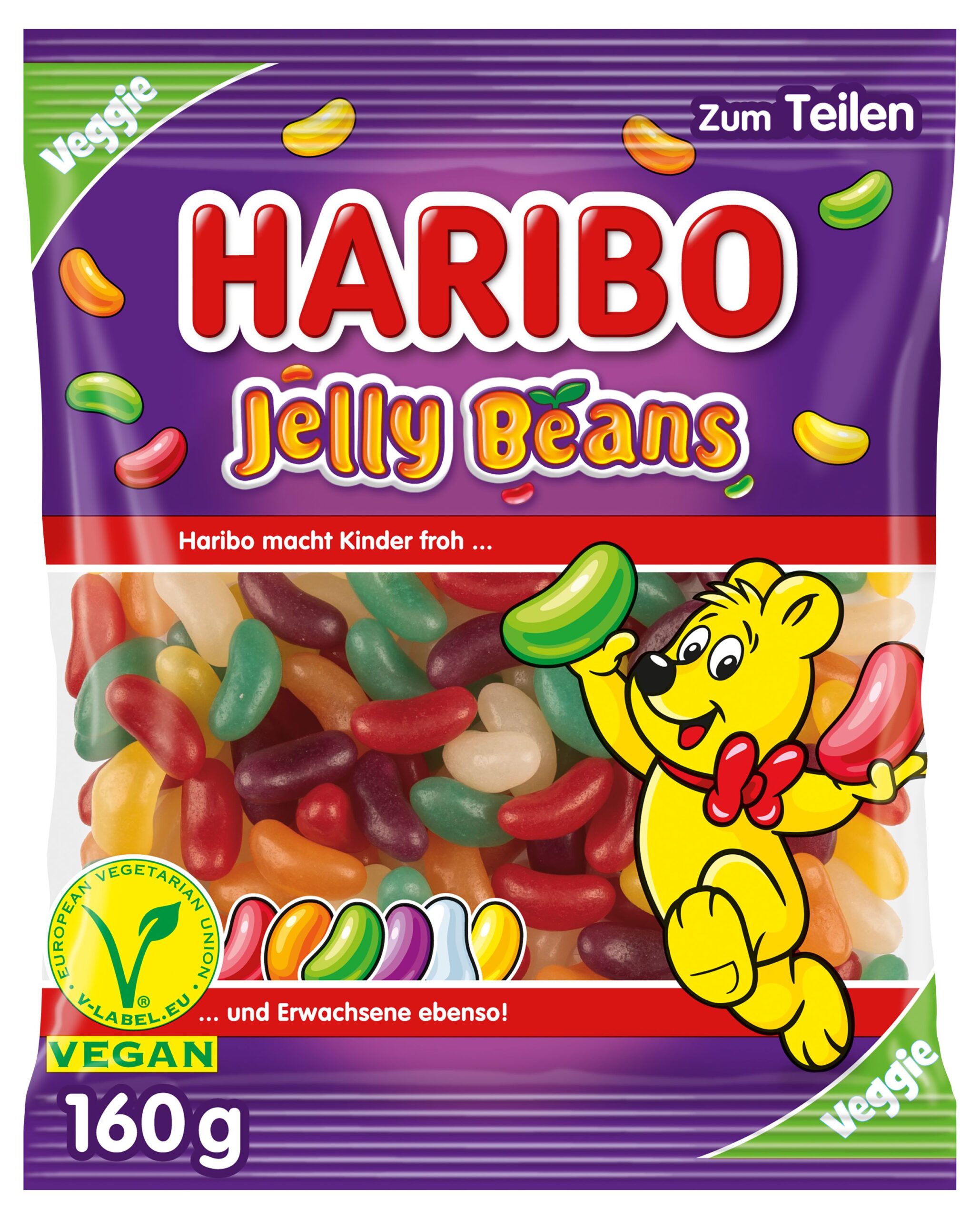 HARIBO Jelly Beans, drazeekommid 160g