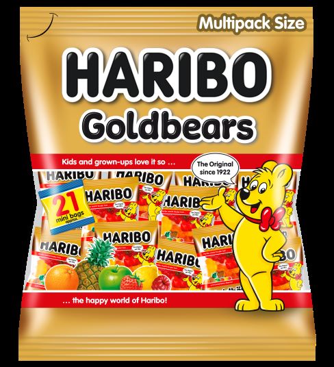 HARIBO Kuldkarude minipakid