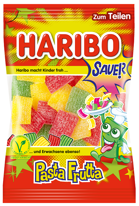 HARIBO Pasta Frutta hapud kummikommid 160g