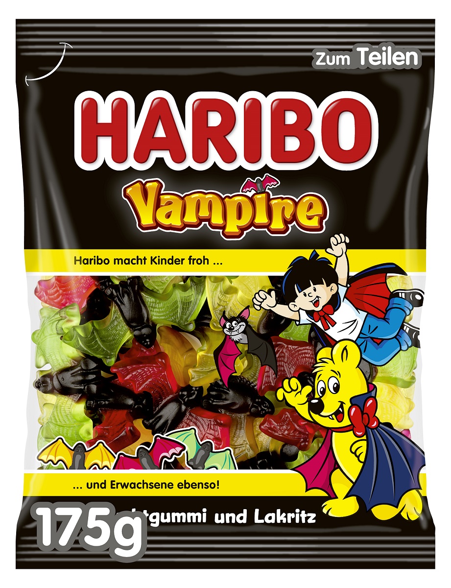 HARIBO Vampiirid kummikommid lagritsaga 175g