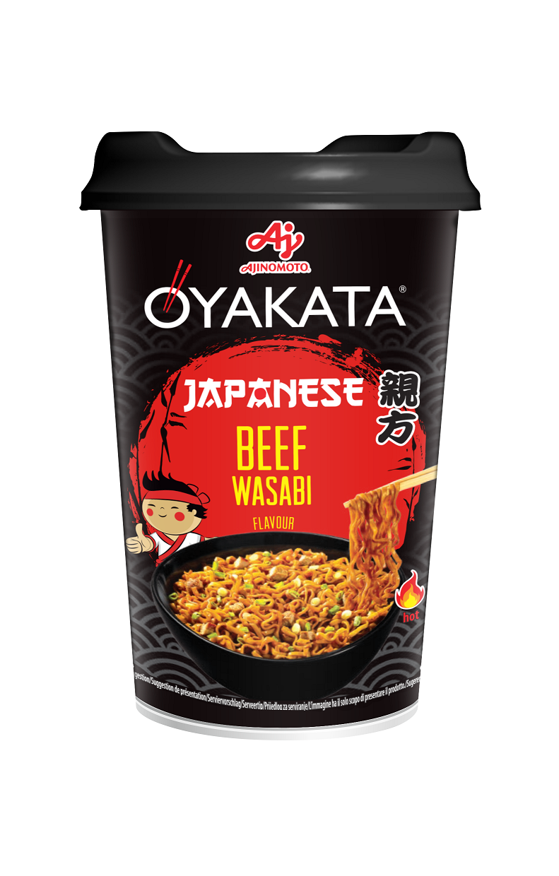 AJINOMOTO Oyakata kiirnuudliroog veise- ja wasabimaitselise kastmega