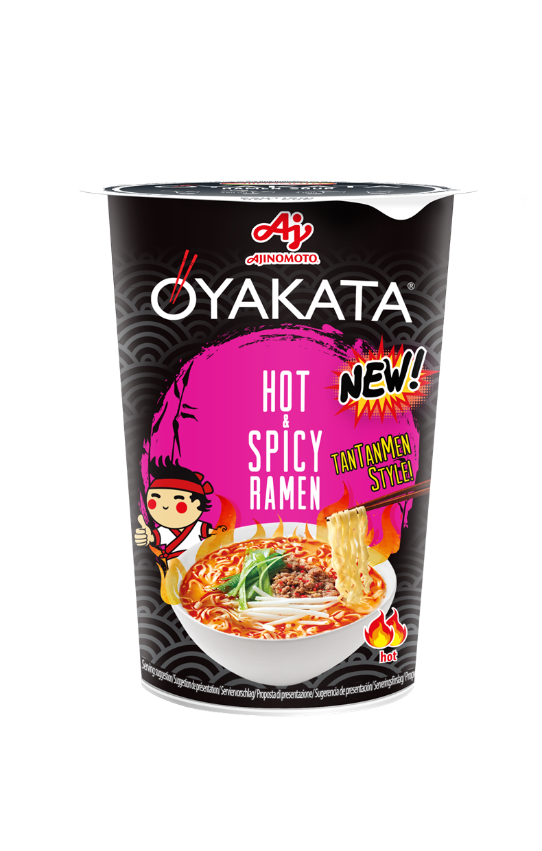 AJINOMOTO Oyakata Hot & Spicy vürtsika Tantanmen Rameni maitsega