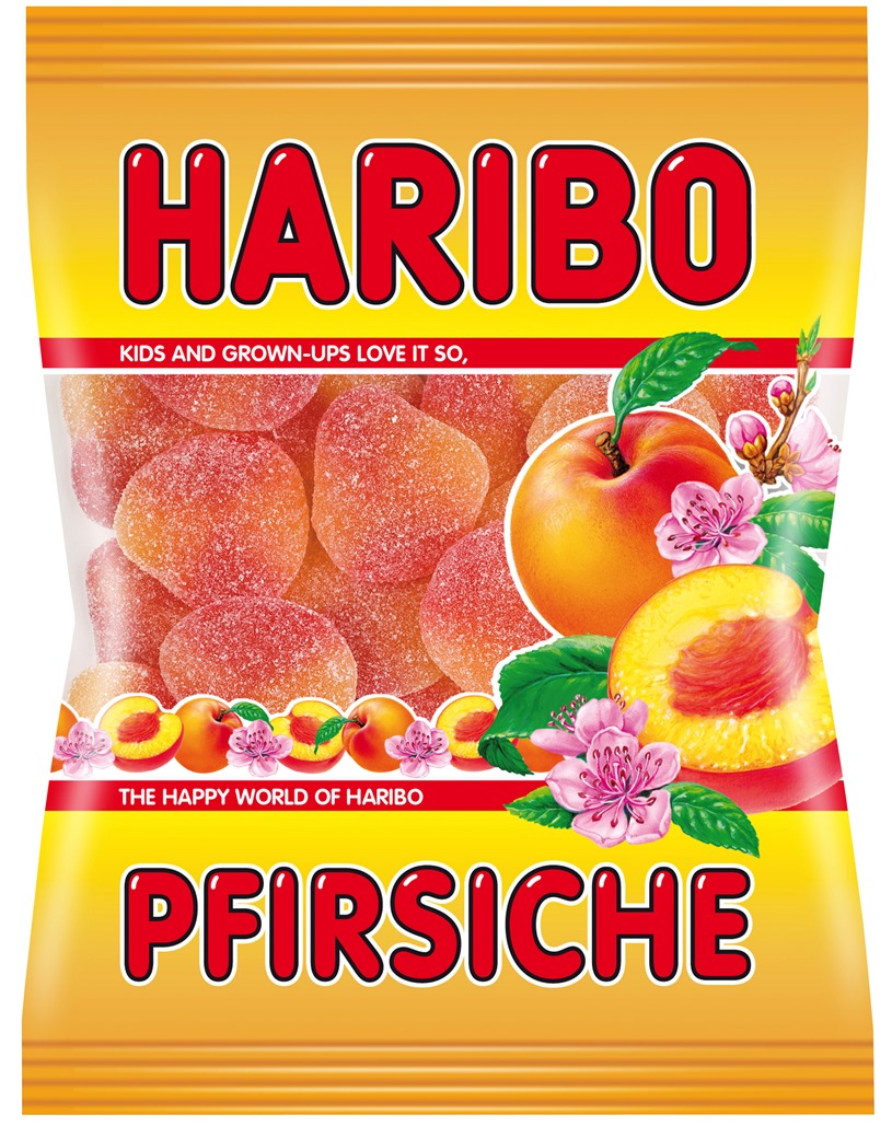 HARIBO Virsikud, kummikommid 175g