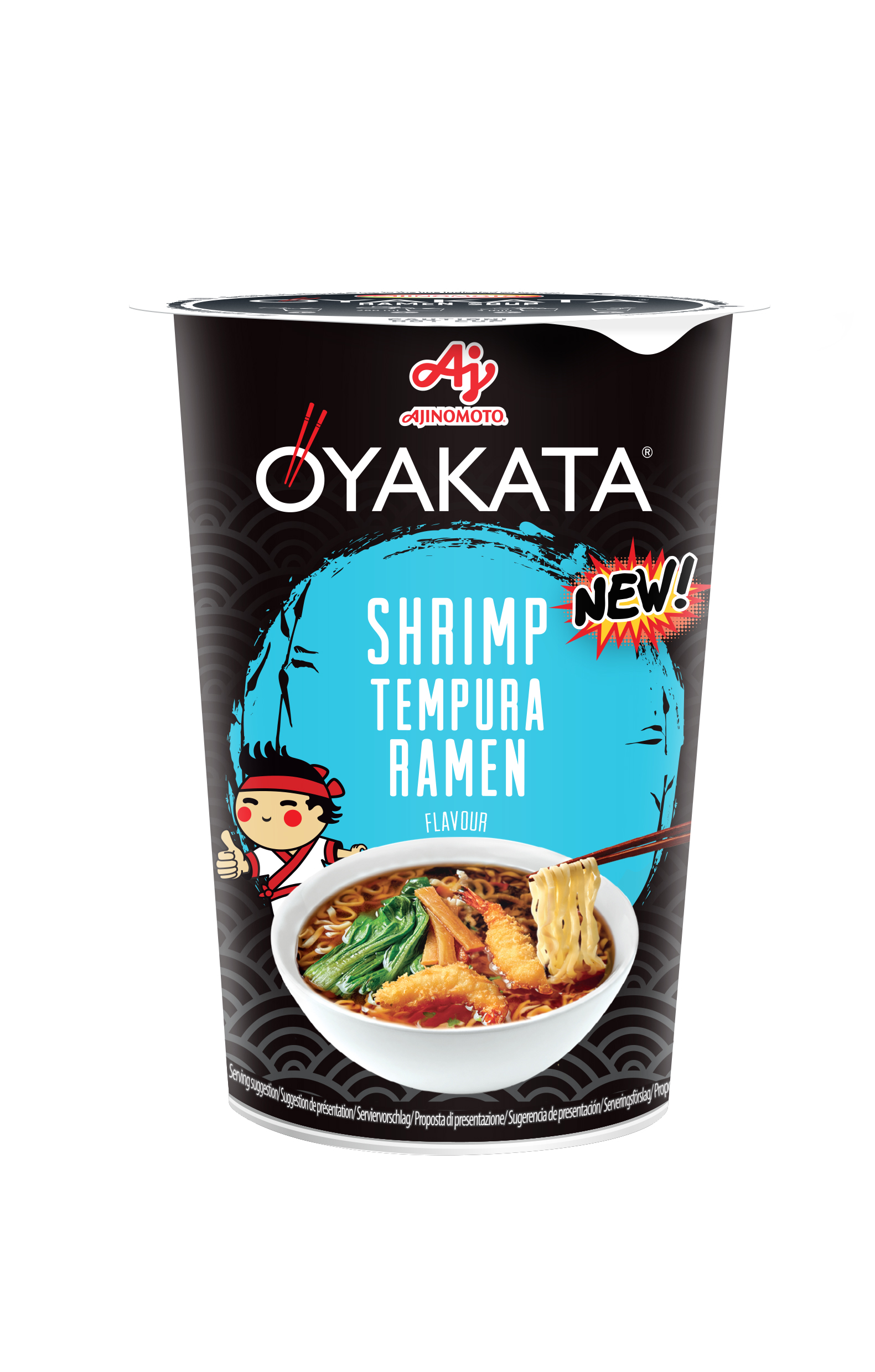 AJINOMOTO Oyakata Ramen kreveti tempura maitseline kiirnuudlisupp