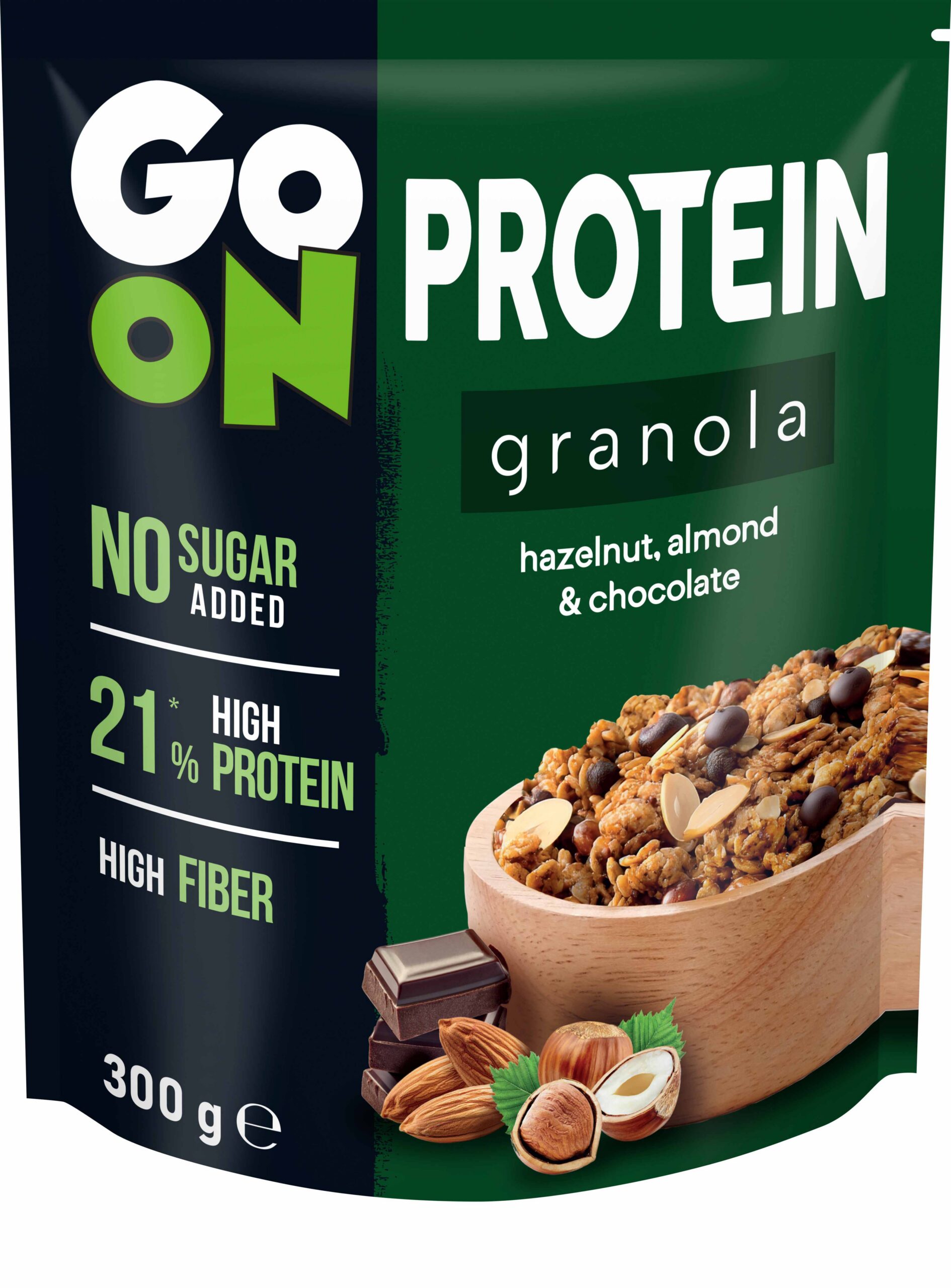 GO ON PROTEIN GRANOLA müsli pähklite ja šokolaadiga