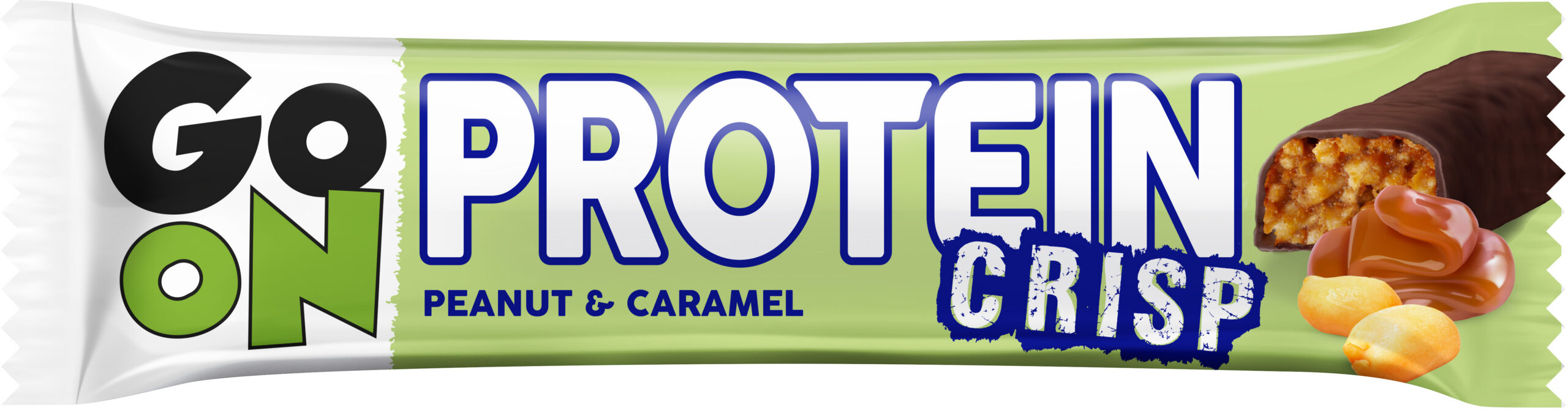 GO ON Protein Crisp maapähkli-karamelli proteiinibatoon
