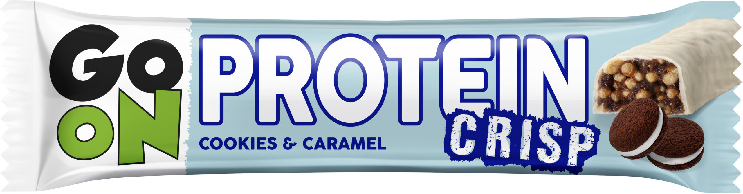 GO ON Protein Crisp küpsise-karamelli proteiinibatoon