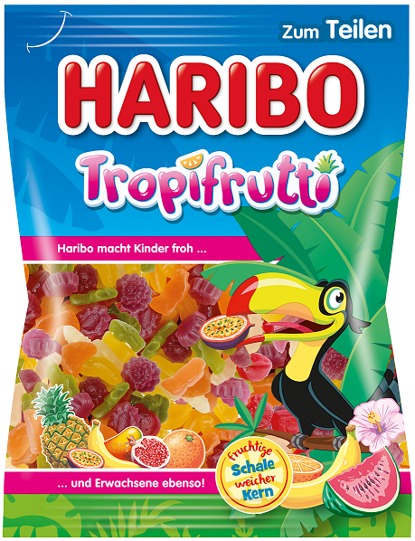 HARIBO TropiFrutti kummikommid 175g