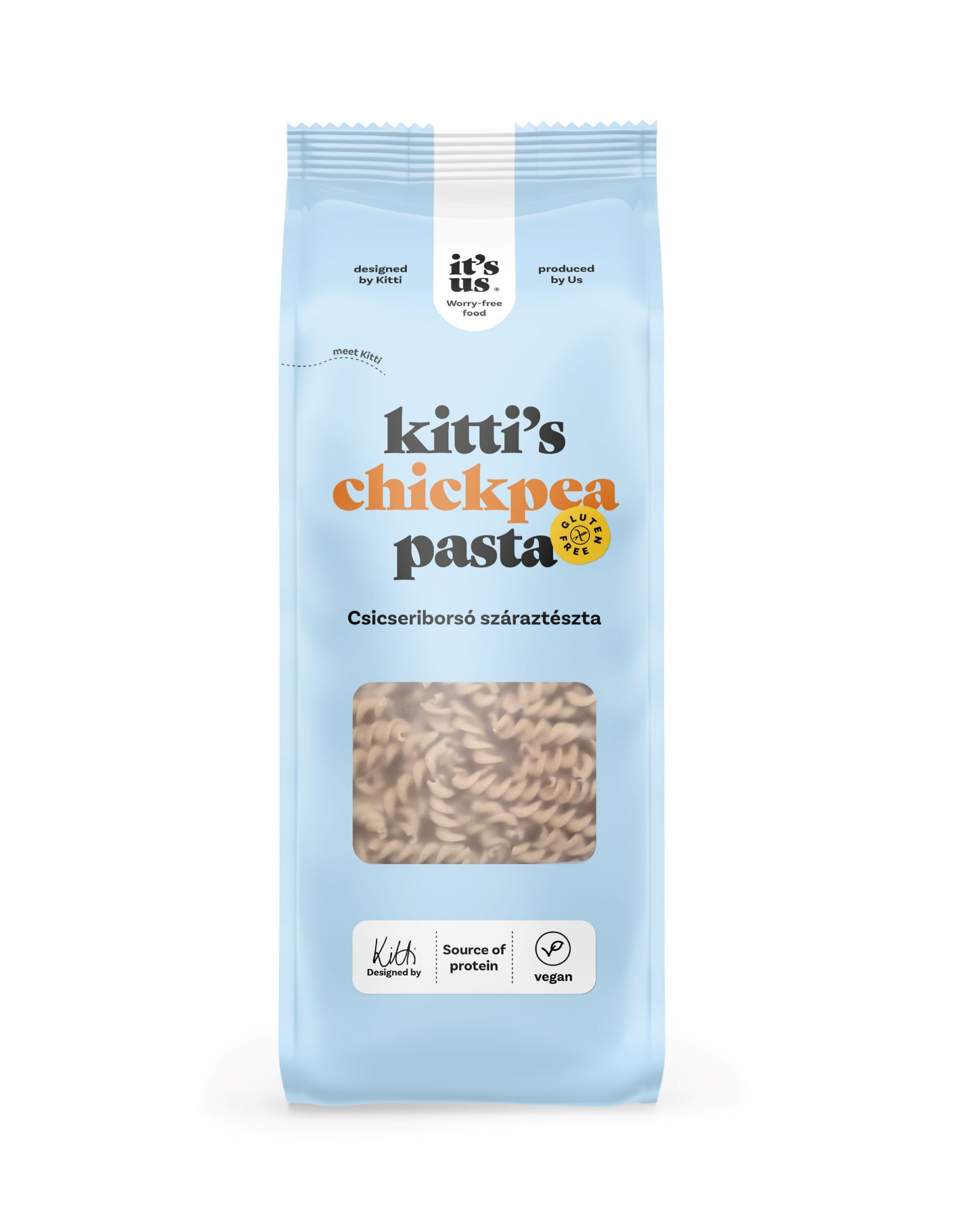 ITS US Kitti´s kikerhernepasta fusilli, gluteenivaba