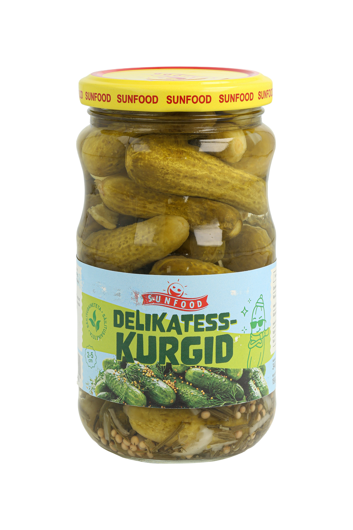 SUNFOOD delikatesskurgid 2-5 cm