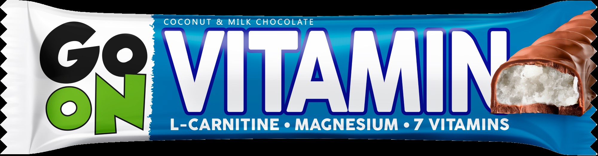 GO ON VITAMIN kookosebatoon piimašokolaadikattega