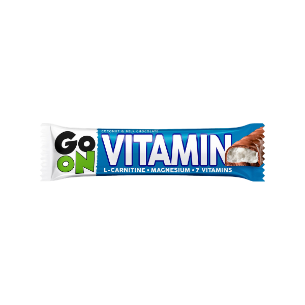 GO ON VITAMIN kookosebatoon piimašokolaadikattega