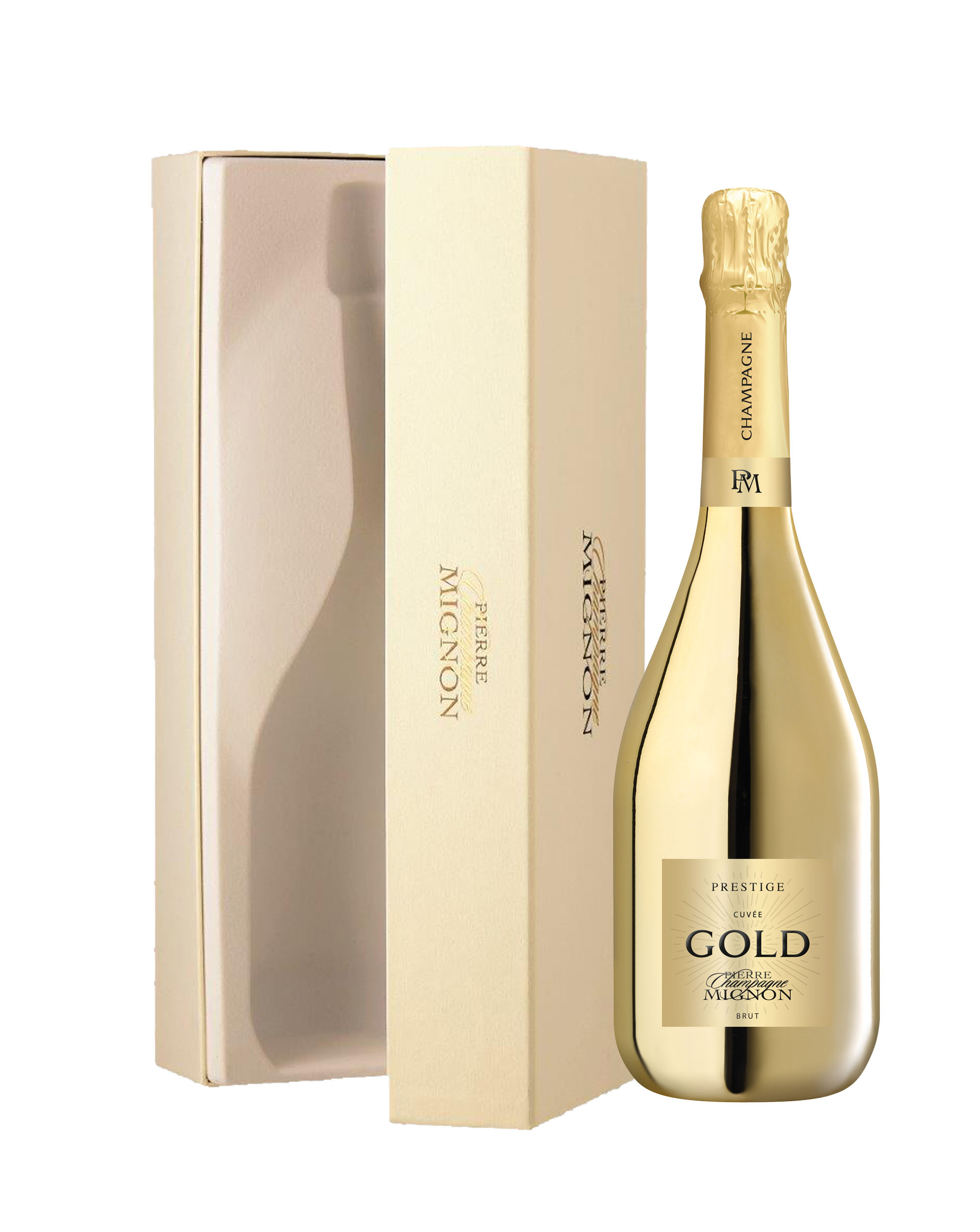 Champagne P.Mignon Prestige Cuvée GOLD LUX GiftBox 75cl
