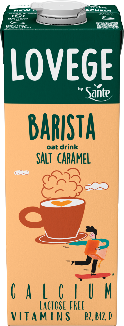 LOVEGE by Sante Barista soolakaramelli-kaerajook