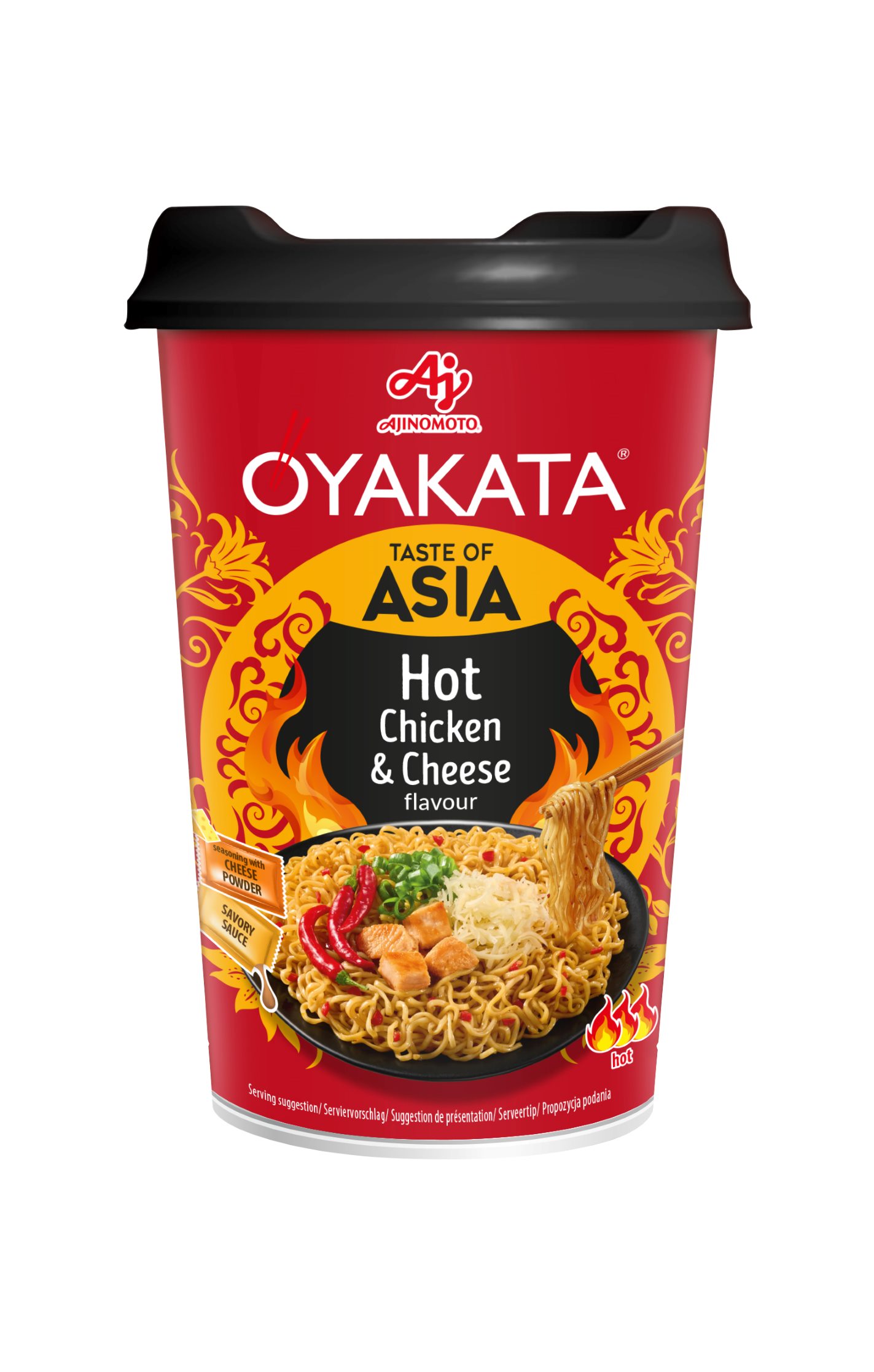 AJINOMOTO Oyakata kiirnuudliroog vürtsikas kana-juustumaitseline