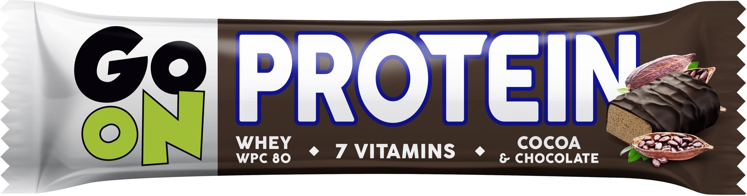 GO ON Proteiinibatoon kakao ja vitamiinidega
