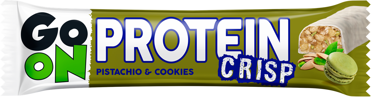 GO ON Protein Crisp pistaatsia-küpsise proteiinibatoon