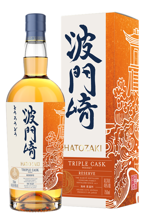 Hatozaki Triple Cask Reserve Whisky + box 70cl