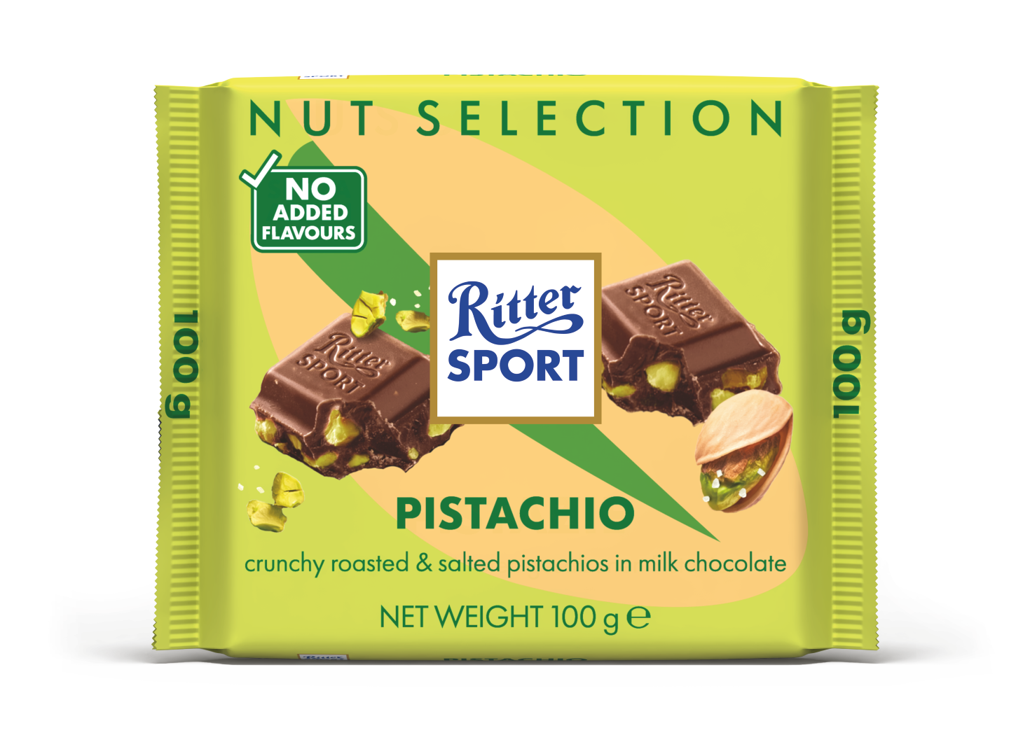 Ritter Sport piimasokolaad pistaatsiapähklitega