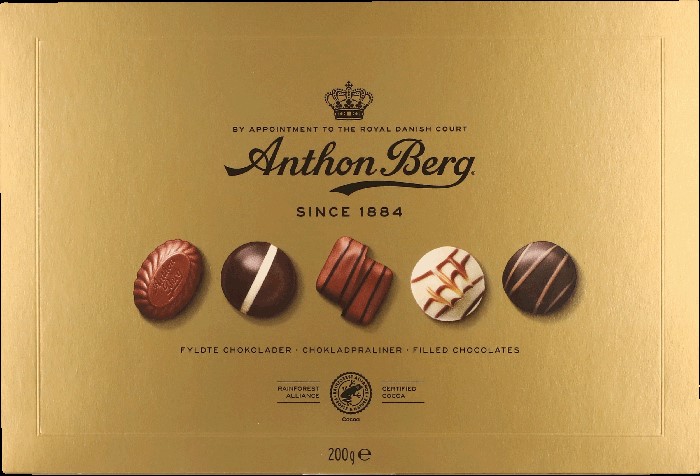 ANTHON BERG Luxury Gold šokolaadiassortii
