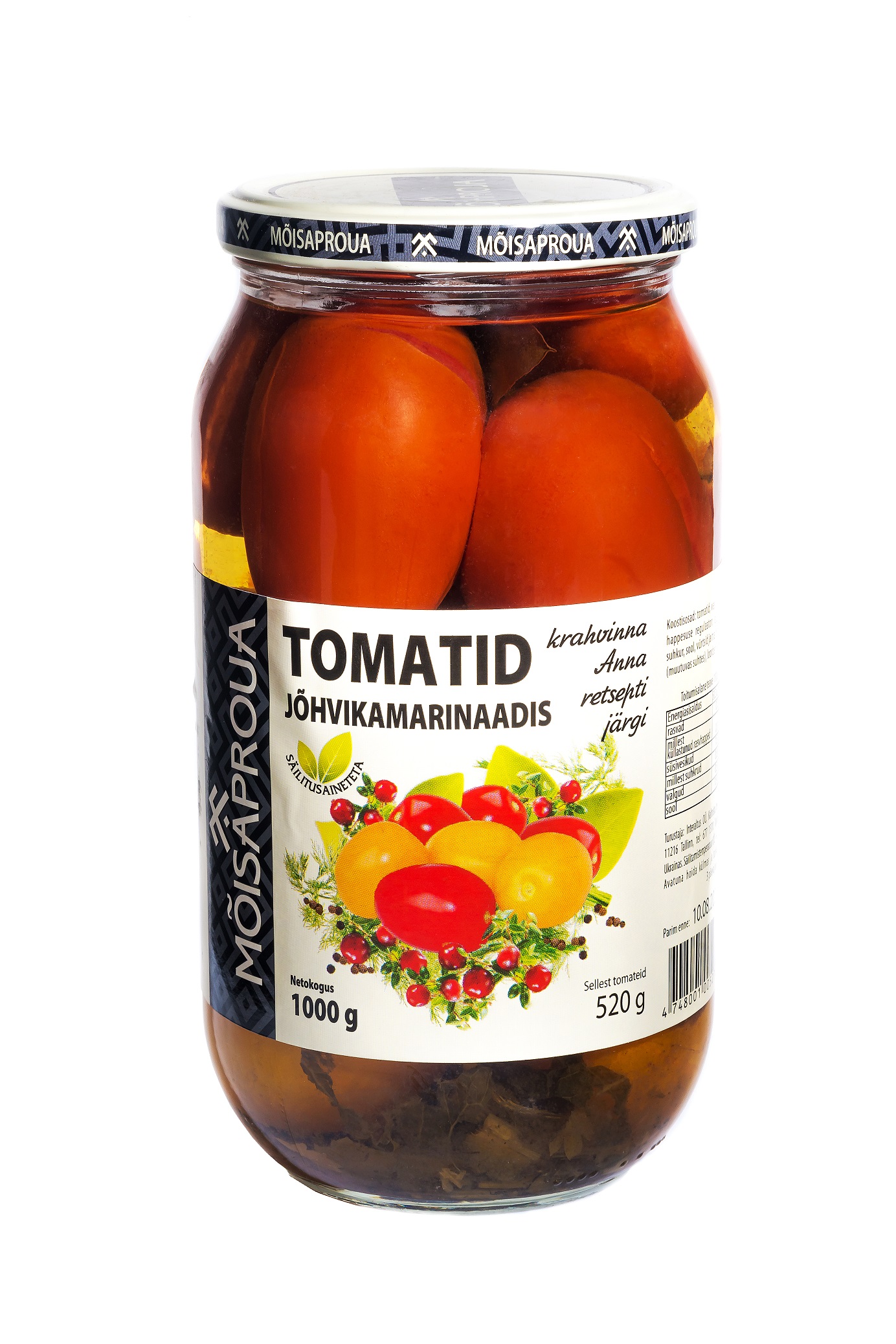 MÕISAPROUA Tomatid jõhvikamarinaadis