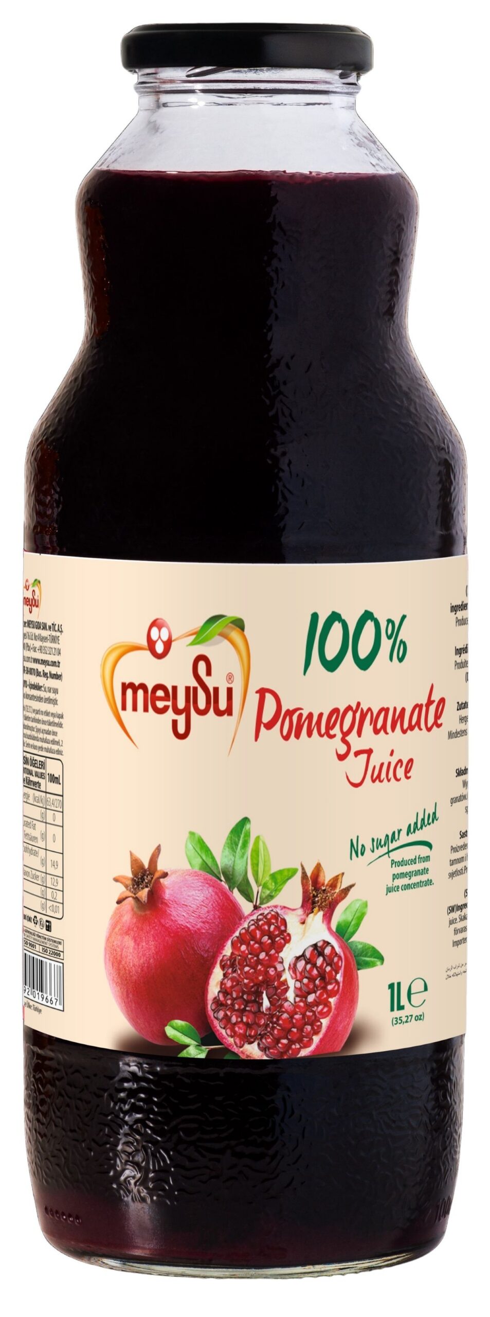 MEYSU Granaatõunamahl, klaaspudel