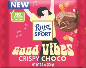 Ritter Sport piimasokolaad kakaokreemi täidisega Crispy Choco