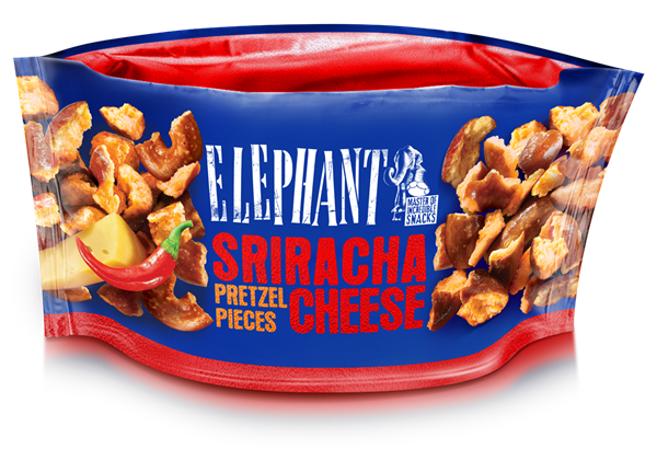 ELEPHANT rõngiku tükid Sriracha juustu maitselised 75g