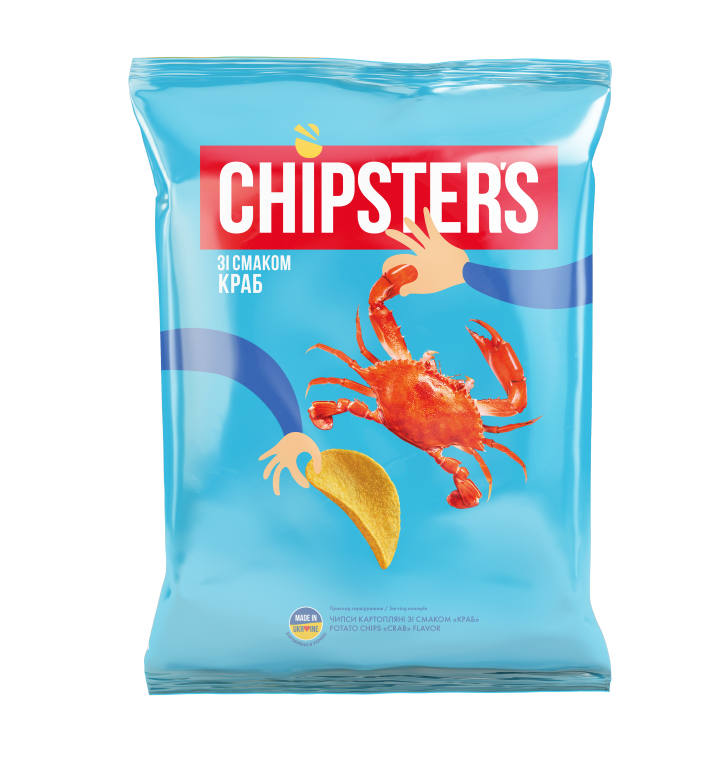 FLINT CHIPSTERS Krabimaitselised kartulikrõpsud 60g