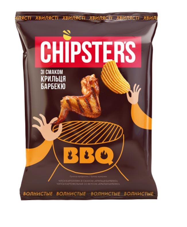 FLINT CHIPSTERS Barbecue maitselised kartulikrõpsud 60g