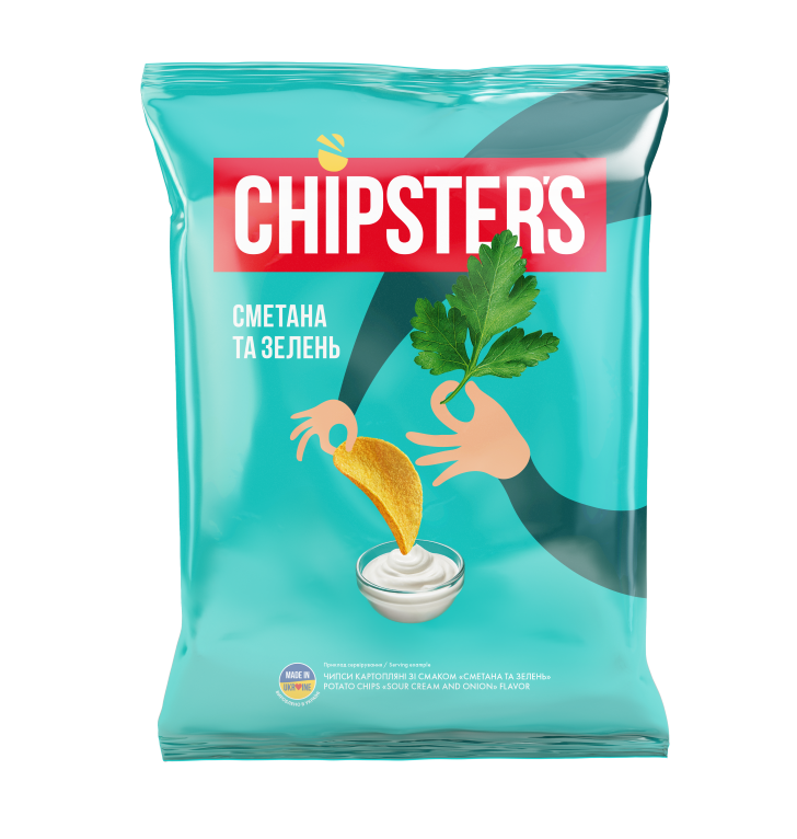 FLINT CHIPSTERS Hapukoore ja ürdimaitselised kartulikrõpsud 120g