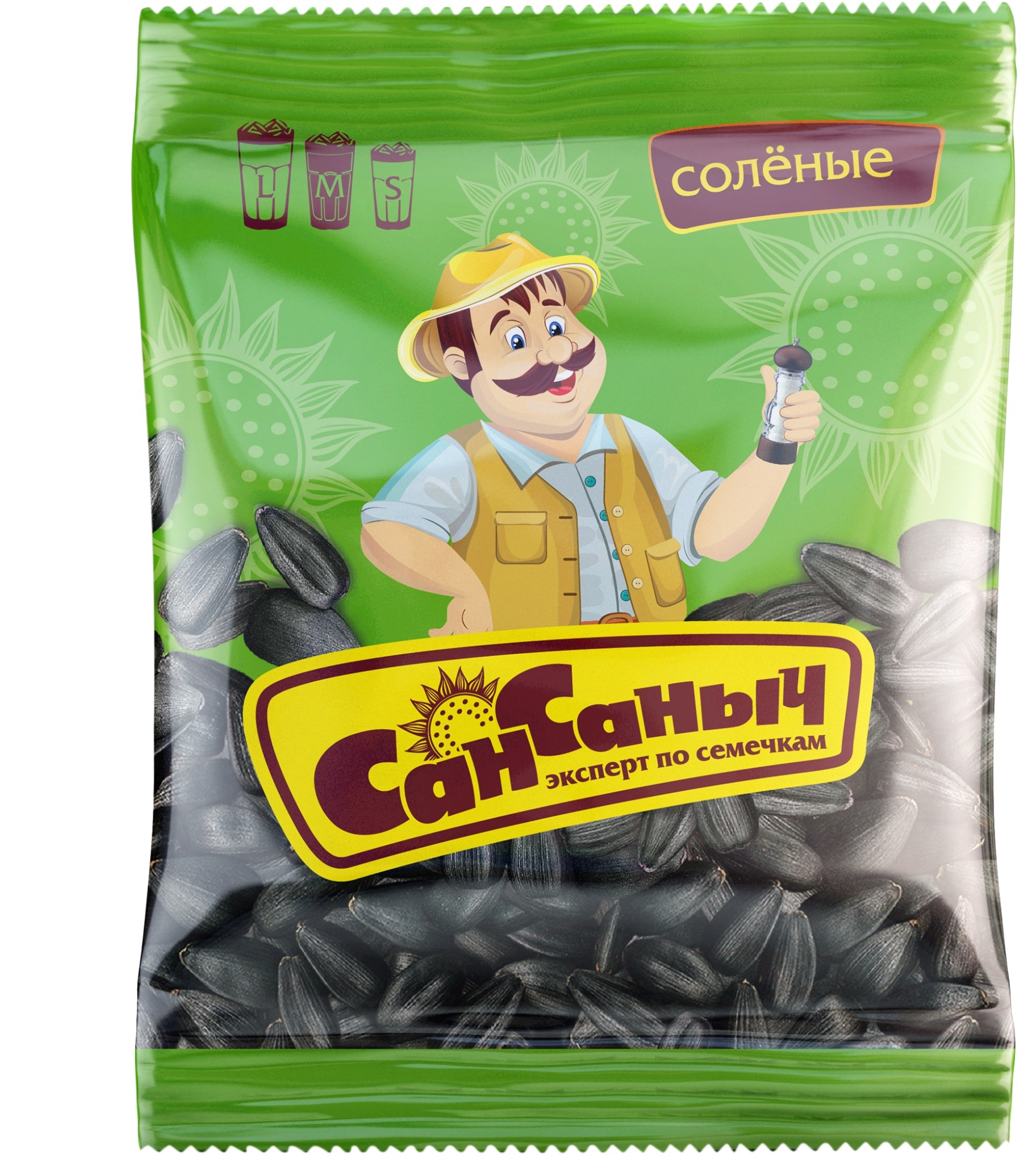 SAN SANYCH Röstitud soolatud päevalilleseemned 100g