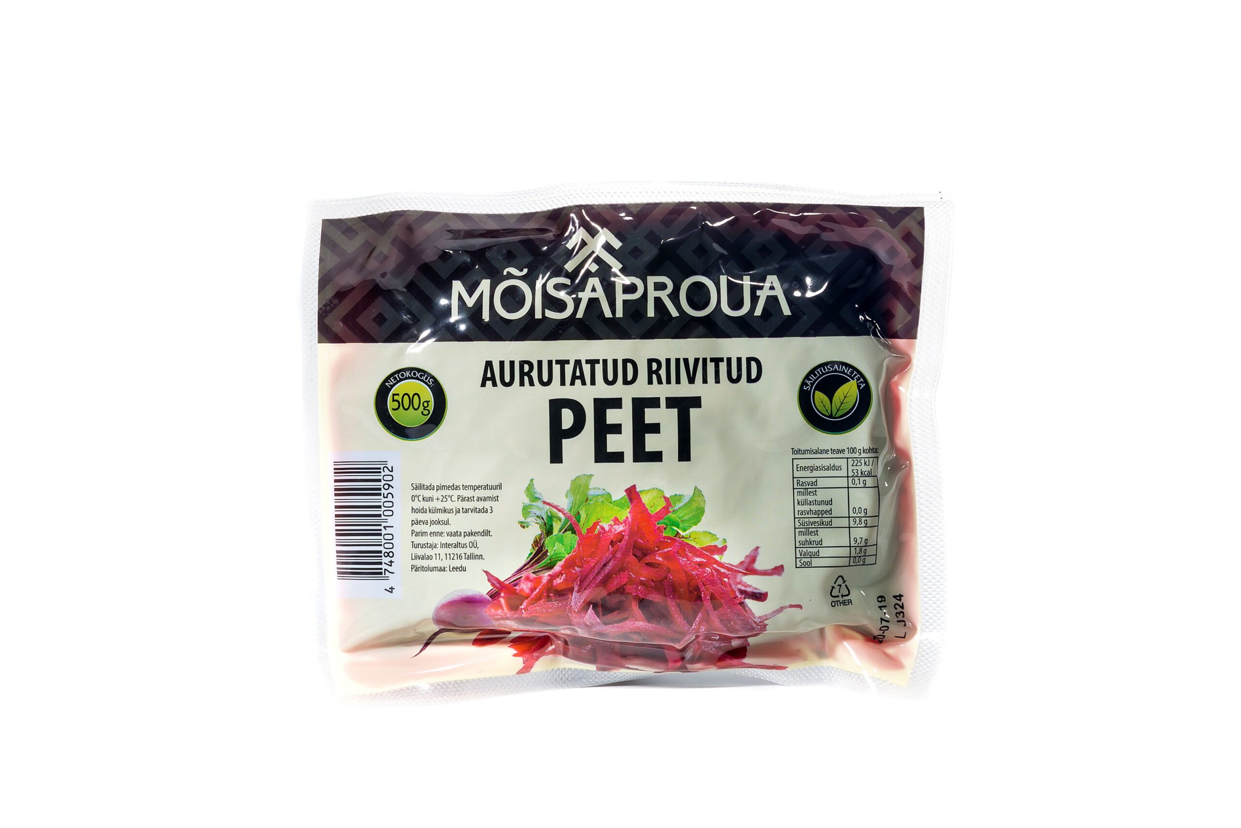 MÕISAPROUA Aurutatud riivitud peet