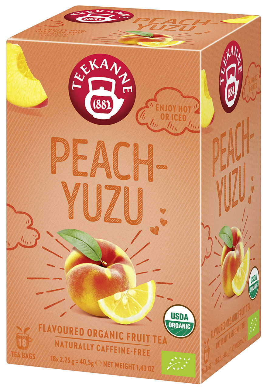 TEEKANNE Virsiku ja yuzu maitseline mahetee 18*2,25g