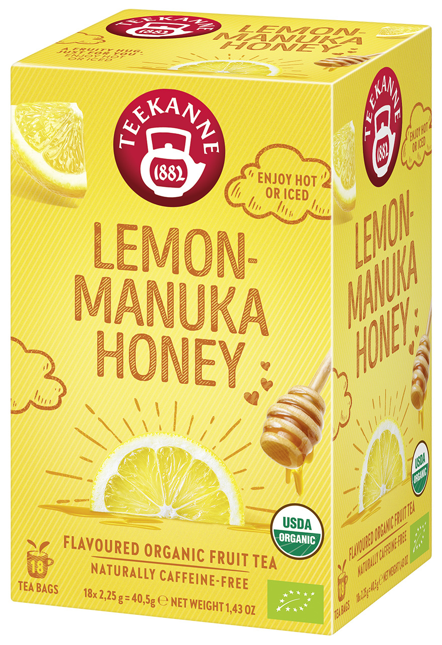 TEEKANNE Sidrunimaitseline ja manukamee graanulitega mahetee18*2,25g