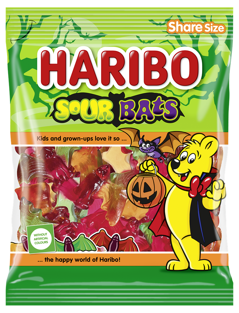 HARIBO Hapud nahkhiired, kummikommid 160g